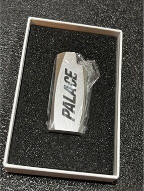 Palace Metal Lighter Case Silver